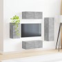 Conjunto de mueble de TV 3 pcs Gris Concreto en Muebles TV | Comprar online en Foru.es