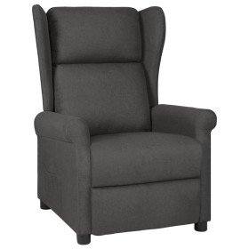 Sillón reclinable de tela gris oscuro en Sillones | Comprar online en Foru.es