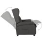 Sillón reclinable de tela gris oscuro en Sillones | Comprar online en Foru.es