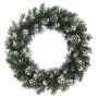 Corona de Navidad con luces LED PVC verde 45 cm en Decoración Festiva y Estacional | Comprar online en Foru.es