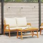 Conjunto bistro 2 pcs Aceite Natural Madera de Acacia Sólida en Sofás de exterior | Comprar online en Foru.es