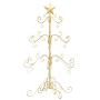 Árbol de Navidad de metal con soporte Dorado 90 cm en Decoración Festiva y Estacional | Comprar online en Foru.es