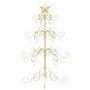 Árbol de Navidad de metal con soporte Dorado 90 cm en Decoración Festiva y Estacional | Comprar online en Foru.es