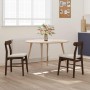 Silla de comedor 2 pcs Marrón claro y claro en Sillas de comedor | Comprar online en Foru.es