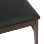 Silla de comedor 2 pcs Marrón claro y negro en Sillas de comedor | Comprar online en Foru.es