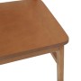 Silla de comedor 2 pcs Natural Madera de Caucho Sólido en Sillas de comedor | Comprar online en Foru.es