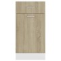 Armario inferior madera de ingeniería roble 40x46x81,5 cm en Armarios de cocina | Comprar online en Foru.es