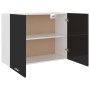 Armario colgante cocina “Lyon” contrachapada negro 80x31x60 cm en Armarios de cocina | Comprar online en Foru.es