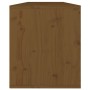 Armarios pared 2 uds madera maciza pino marrón miel 60x30x35 cm en Estanterías | Comprar online en Foru.es