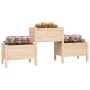 Jardinera de madera de pino maciza 178,5x44x75 cm en Macetas y jardineras | Comprar online en Foru.es