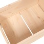 Jardinera de madera de pino maciza 178,5x44x75 cm en Macetas y jardineras | Comprar online en Foru.es