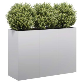 Jardinera 120x40x80 cm de acero galvanizado en Macetas y jardineras | Comprar online en Foru.es