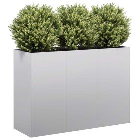 Jardinera 120x40x80 cm de acero galvanizado en Macetas y jardineras | Comprar online en Foru.es