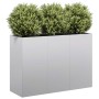 Jardinera 120x40x80 cm de acero galvanizado en Macetas y jardineras | Comprar online en Foru.es