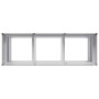 Jardinera 120x40x80 cm de acero galvanizado en Macetas y jardineras | Comprar online en Foru.es