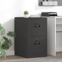 Mueble archivador con cajón Geométrico Negro 44 x 50 x 106.5 cm en Armarios y almacenamiento | Comprar online en Foru.es