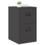 Mueble archivador con cajón Geométrico Negro 44 x 50 x 106.5 cm en Armarios y almacenamiento | Comprar online en Foru.es