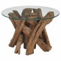 Mesa de centro de madera maciza de teca 60 cm en Mesas de centro | Comprar online en Foru.es