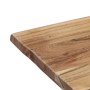 Mesa de comedor de madera maciza de acacia 140x80x76 cm en Mesas de comedor | Comprar online en Foru.es