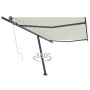 Toldo de pie automático crema 500x300 cm en Toldos | Comprar online en Foru.es
