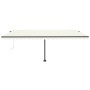 Toldo de pie automático crema 500x300 cm en Toldos | Comprar online en Foru.es