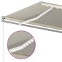 Toldo automático con LED y sensor de viento crema 5x3 m en Toldos | Comprar online en Foru.es