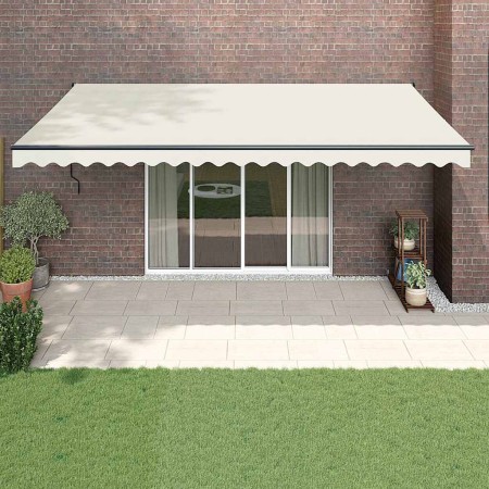 Toldo retráctil automático color crema 5x3 m en Toldos | Comprar online en Foru.es