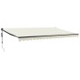 Toldo retráctil automático color crema 5x3 m en Toldos | Comprar online en Foru.es