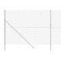 Cerca de alambre plateado 1,6x25 m de vidaXL, Paneles de vallas - Ref: Foro24-154012, Precio: 178,34 €, Descuento: %