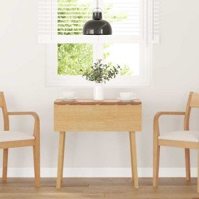 Dining Table Natural Solid Wood Rubber en Mesas de comedor | Comprar online en Foru.es