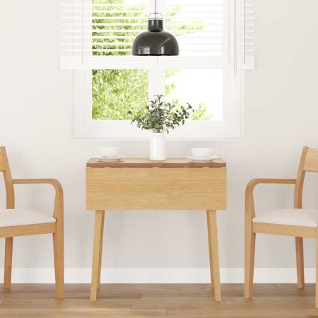 Dining Table Natural Solid Wood Rubber en Mesas de comedor | Comprar online en Foru.es
