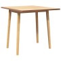 Dining Table Natural Solid Wood Rubber en Mesas de comedor | Comprar online en Foru.es