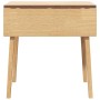 Dining Table Natural Solid Wood Rubber en Mesas de comedor | Comprar online en Foru.es