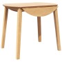 Mesa de comedor natural madera maciza roble caucho en Mesas de comedor | Comprar online en Foru.es