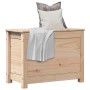 Caja de almacenamiento madera maciza de pino 60x32x45,5 cm en Armarios y almacenamiento | Comprar online en Foru.es