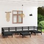 Juego de muebles de jardín 8 piezas madera maciza de pino en Conjuntos de jardín | Comprar online en Foru.es