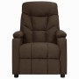 Sillón elevable tela marrón oscuro en Sillones | Comprar online en Foru.es
