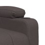 Sillón reclinable eléctrico tela marrón oscuro en Sillones | Comprar online en Foru.es