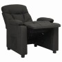 Sillón reclinable de tela negro en Sillones | Comprar online en Foru.es