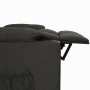 Sillón reclinable de tela negro en Sillones | Comprar online en Foru.es