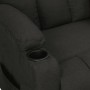 Sillón reclinable de tela negro en Sillones | Comprar online en Foru.es