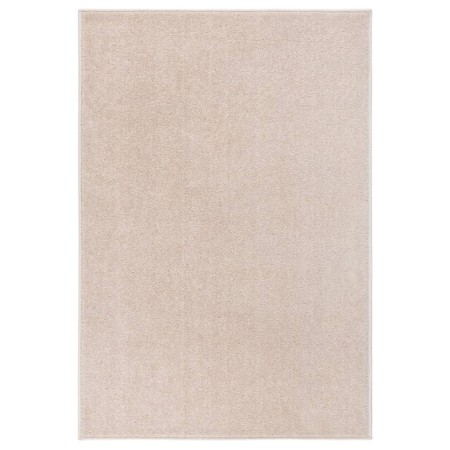Alfombra de pelo corto beige oscuro 200x290 cm en Alfombras | Comprar online en Foru.es