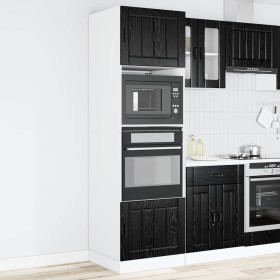 Mueble de Cocina Roble Negro 60 x 57 x 207 cm en Armarios de cocina | Comprar online en Foru.es
