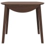 Mesa de comedor de madera maciza de caucho marrón en Mesas de comedor | Comprar online en Foru.es
