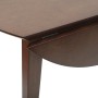 Mesa de comedor de madera maciza de caucho marrón en Mesas de comedor | Comprar online en Foru.es