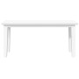 Banco 90 cm madera maciza caucho blanco en Bancos de comedor y cocina | Comprar online en Foru.es