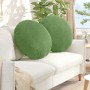 Cojines para asiento 2 pcs Verde claro Ø 40 x 13 cm Terciopelo en Decoración | Comprar online en Foru.es