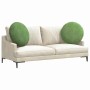Cojines para asiento 2 pcs Verde claro Ø 40 x 13 cm Terciopelo en Decoración | Comprar online en Foru.es