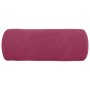 Cojines Bolster 2 pcs Rojo vino Ø 15 x 40 cm Tela de pana en Decoración | Comprar online en Foru.es