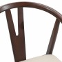 Silla de comedor 2 pcs Marrón claro y claro en Sillas de comedor | Comprar online en Foru.es
